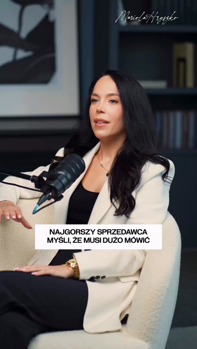 Największy błąd na rozmowie sprzedażowej? 

Próba przekonania klienta za wszelką cenę.

Dobra sprzedaż nie polega na tym, żeby mówić więcej, szybciej prezentować ofertę i mieć przygotowaną odpowiedź na każdą obiekcję.

Polega na tym, żeby zadać właściwe pytania, zrozumieć sytuację klienta i dopiero wtedy pokazać mu rozwiązanie.

Bo jeśli nie wiesz czego klient naprawdę potrzebuje, nawet najlepsza prezentacja oferty będzie tylko strzelaniem na oślep.

Sprzedaż to nie monolog. To dobrze poprowadzona rozmowa.

Jeśli chcesz lepiej prowadzić rozmowy sprzedażowe, pracować z obiekcjami i zwiększać sprzedaż zostań tutaj
👉🏻 obserwuj @mariolahryszko 
👉🏻 obserwuj @mariolahryszko 
👉🏻 obserwuj @mariolahryszko 

Codziennie pokazuje jak naprawdę wygląda nowoczesny system sprzedaży :) 

#sprzedaż #psychologiasprzedaży #biznes