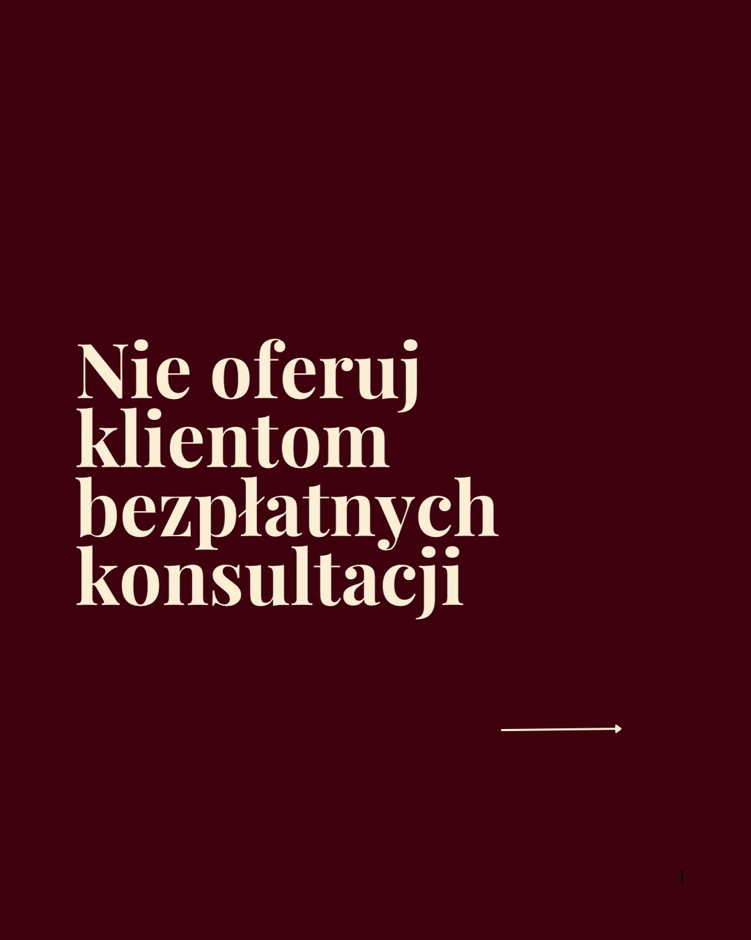 Wyobraź sobie, że idziesz do lekarza.
Opowiadasz mu o swoich objawach.
Lekarz poświęca 45 minut na zdiagnozowanie problemu.
Przedstawia Ci możliwe rozwiązania.
Opracowuje plan leczenia.
Odpowiada na wszystkie Twoje pytania.
A na koniec mówi:
„Proszę się nie martwić. Ta konsultacja jest bezpłatna”.
Prawdopodobnie pomyślisz jedną z dwóch rzeczy:
Albo te porady nie są szczególnie wartościowe…
Albo sam lekarz nie docenia wartości swojej wiedzy i doświadczenia.
A przecież dokładnie to samo każdego dnia robi wielu przedsiębiorców świadczących usługi eksperckie.
Nazywają to „bezpłatną konsultacją”.
Problem w tym, że w pewnym momencie zwykła rozmowa zaczyna przeradzać się w pełnoprawne doradztwo.
Potencjalny klient otrzymuje odpowiedzi na swoje pytania.
Konkretne rekomendacje.
Strategię działania.
Jasne wskazówki dotyczące kolejnych kroków.
A czasami nawet wystarczającą wiedzę, żeby samodzielnie rozwiązać swój problem.
Kiedy bezpłatnie oferujesz to, za co normalnie pobierasz wynagrodzenie, uczysz klientów, że mogą otrzymać tę wartość za darmo.
Dlatego eksperci budujący marki premium wyraźnie rozróżniają dwa rodzaje spotkań:
1. Wstępną rozmowę kwalifikacyjną.
2. Płatną konsultację strategiczną.
Pierwsza pozwala ustalić, czy jesteś właściwą osobą, aby pomóc klientowi i czy współpraca ma sens dla obu stron.
Druga dostarcza konkretną wartość biznesową.
Pierwsza może być bezpłatna.
Druga powinna być płatna.
Ponieważ wartości Twojej ekspertyzy nie mierzy się liczbą porad, których udzielasz za darmo.
Mierzy się ją wartością, jaką Twoje rekomendacje wnoszą do biznesu klienta.
A jeśli Twoja wiedza i rekomendacje tworzą realną wartość…
Zasługują na odpowiednie wynagrodzenie.
Jeśli chcesz wiedzieć jak prowadzić klienta od pierwszego zapytania, przez rozmowę i przedstawienie oferty, aż do finalizacji sprzedaży, bez rozdawania swojej wiedzy za darmo i tracenia czasu na bezowocne konsultacje…
Skomentuj „SPRZEDAŻ”, a pokażę Ci jak możesz poukładać cały ten proces w swoim biznesie.
#sprzedaż #strategiasprzedaży #biznesonline #kobietawbiznesie